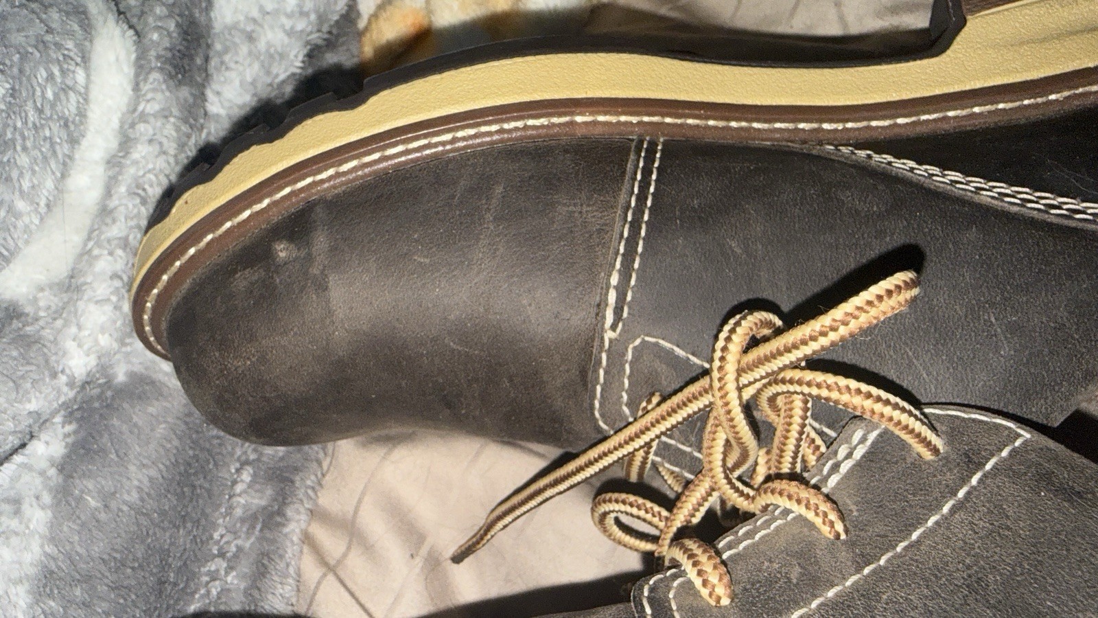 Timberland PRO 434 Womens 8 Brown Hightower Composite Toe Work Safety Oxford