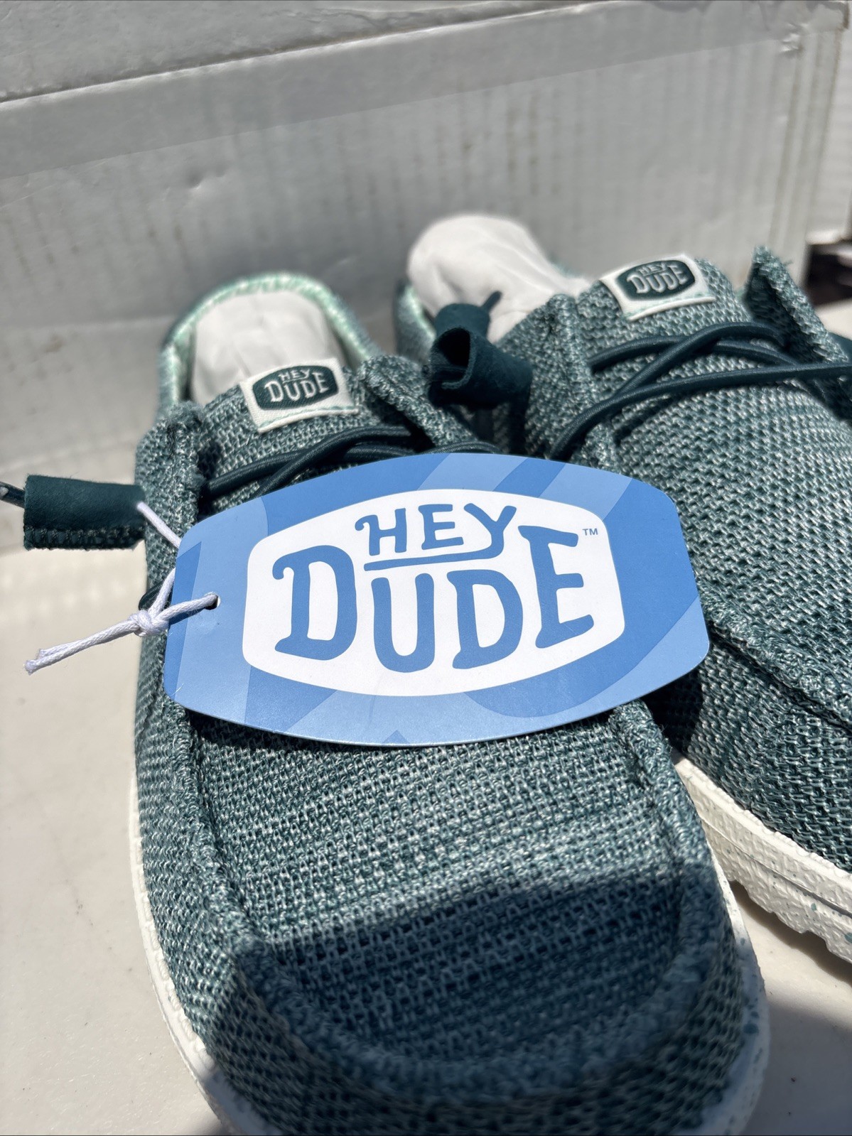 Hey Dude Deep Teal Wendy Stretch Sox W8