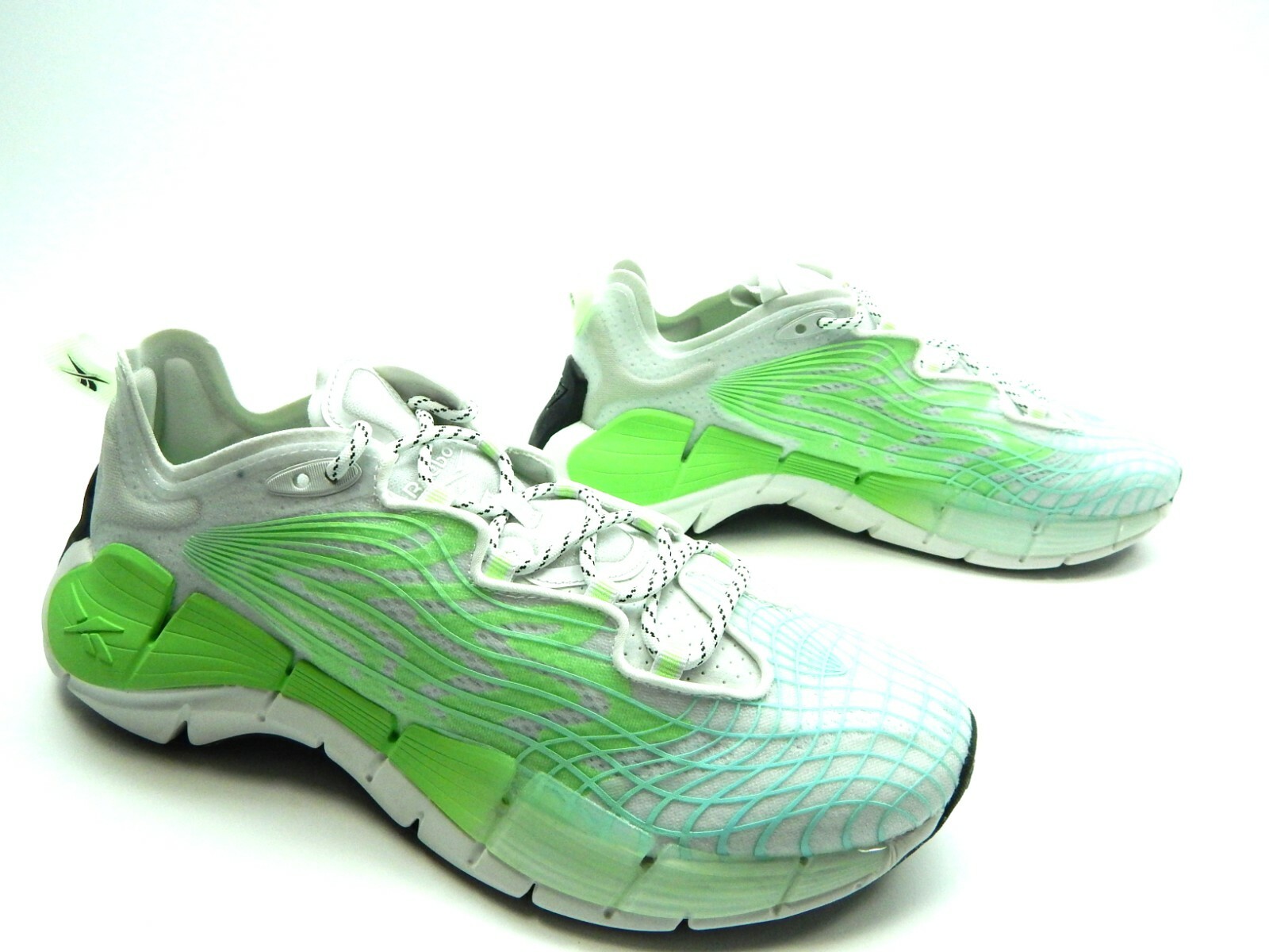 REEBOK ZIG KINETICA II FX9406 NEON MINT WOMEN SHOES SIZE 8.5 WITHOUT BOX