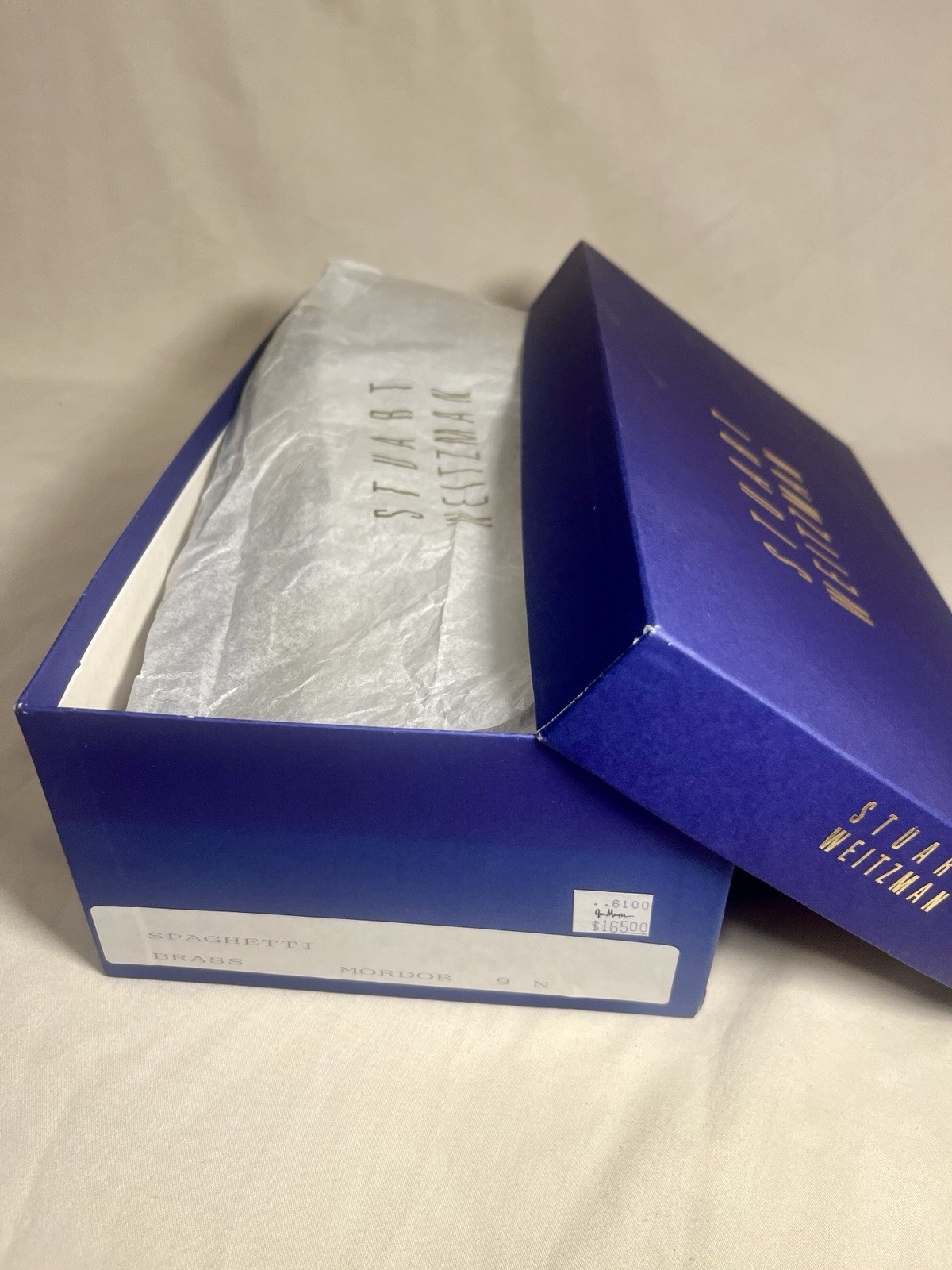 Stuart Weitzman Bronze Sandals, VTG with Original Box, 9N