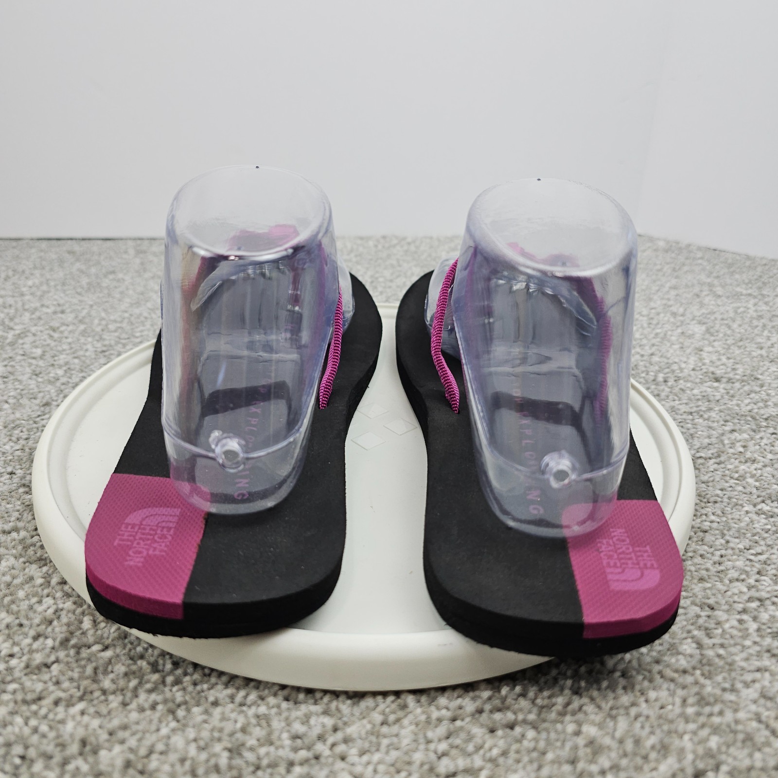 The North Face Flip Flop Thong Sandals Fuschia Magenta Womens Size 9 *Read