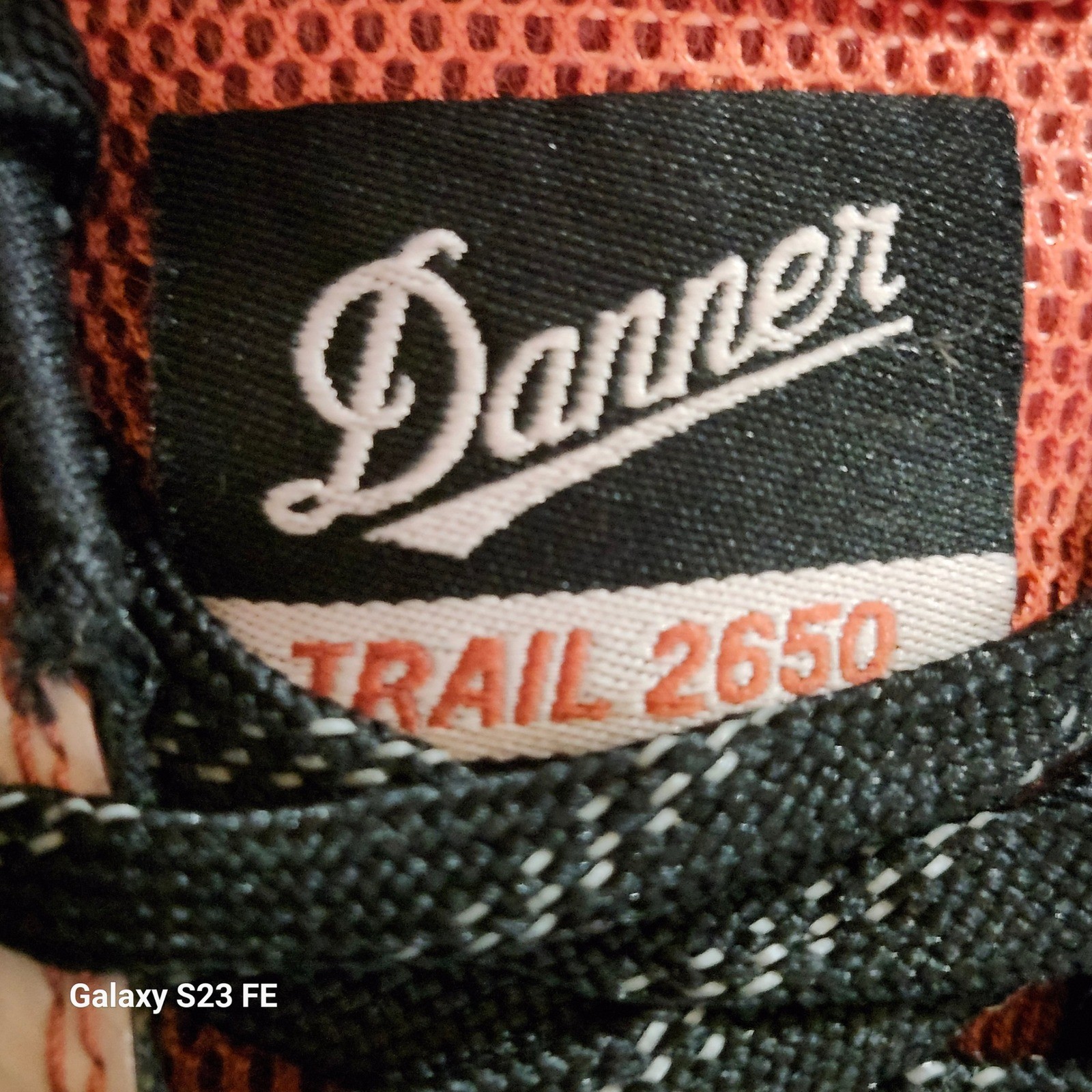 Danner Trail 2650 Womens 6.5 Orange Hot Sauce Suede Vibram Sole Hiking Sneakers