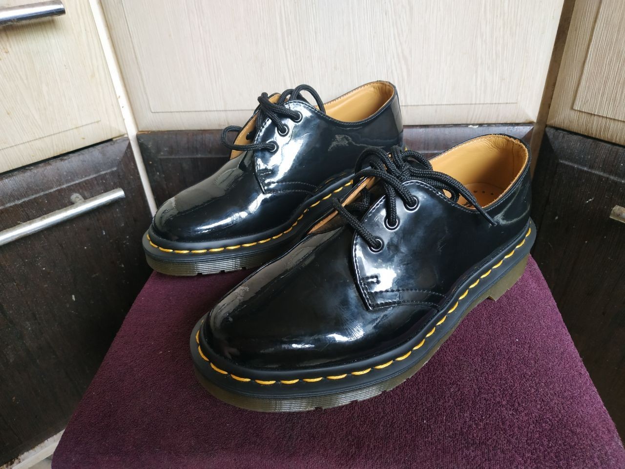 Dr Martens 1461 Patent Leather Black Oxford Shoes MINT Women’s US 5 UK 3 EU 36