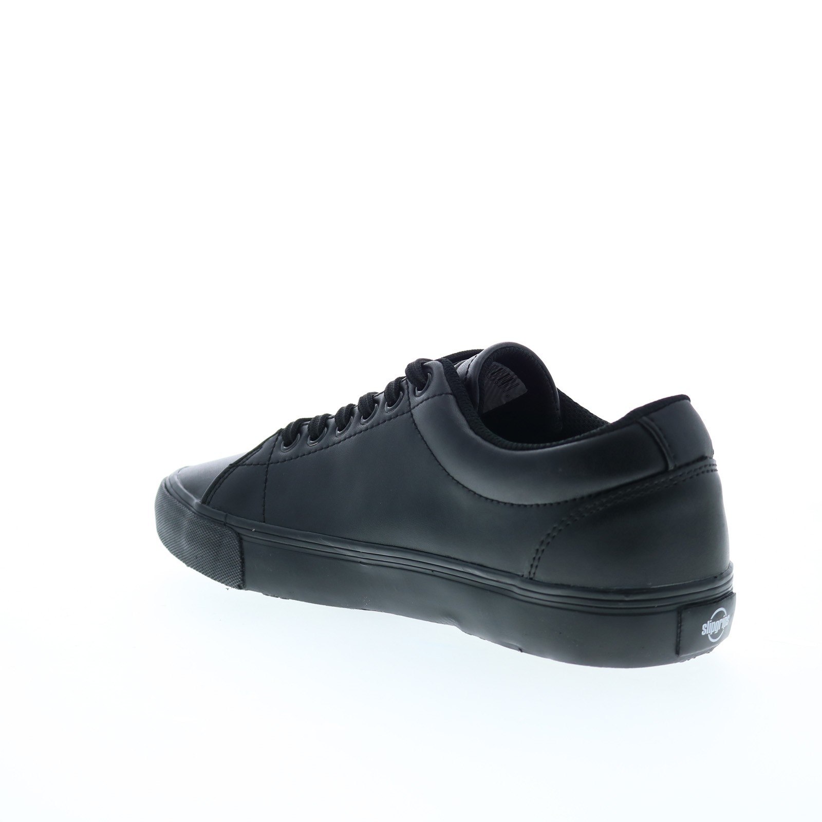 SlipGrips Slip Resistant Shoe Womens Black Wide Athletic Work & Safety Shoes