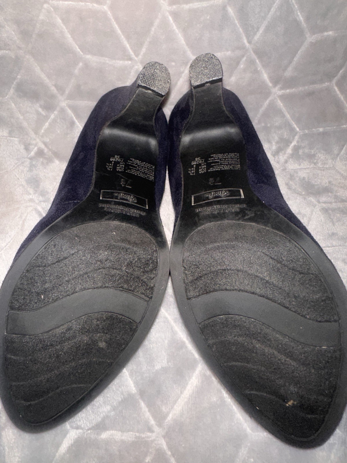 Womens Navy Heel Collection (Lot of 3) Multiple Brands Sizes 7, 7.5, & 8