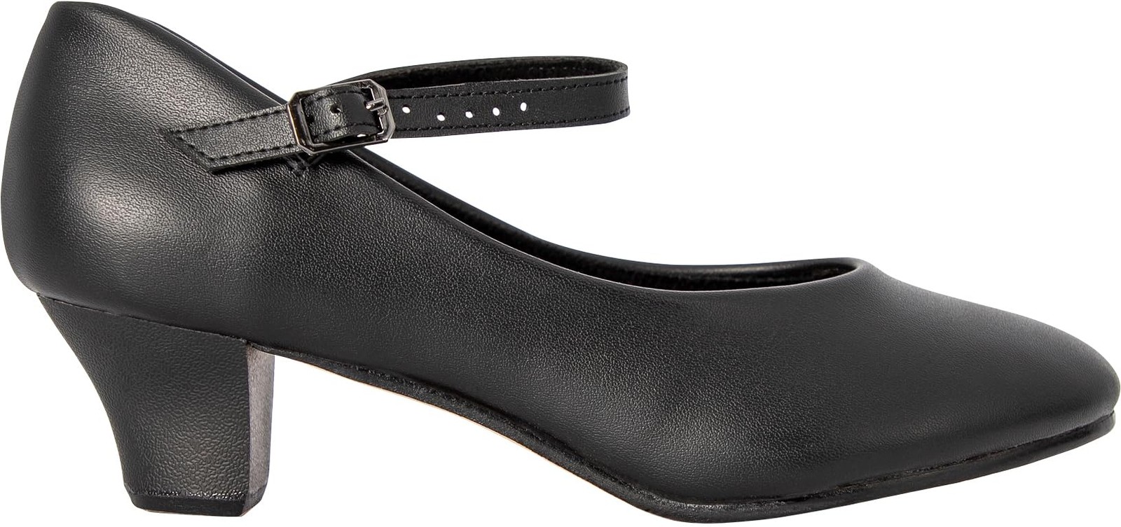 Linodes PU Leather Ankle Strap Character Shoe 1.55» Dance Shoes for