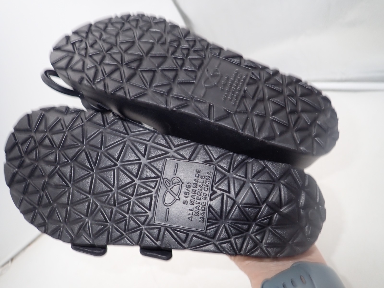 Two Pair Each of Black Bobbie Brook sandals Size 5/6, 7/8 & 9/10