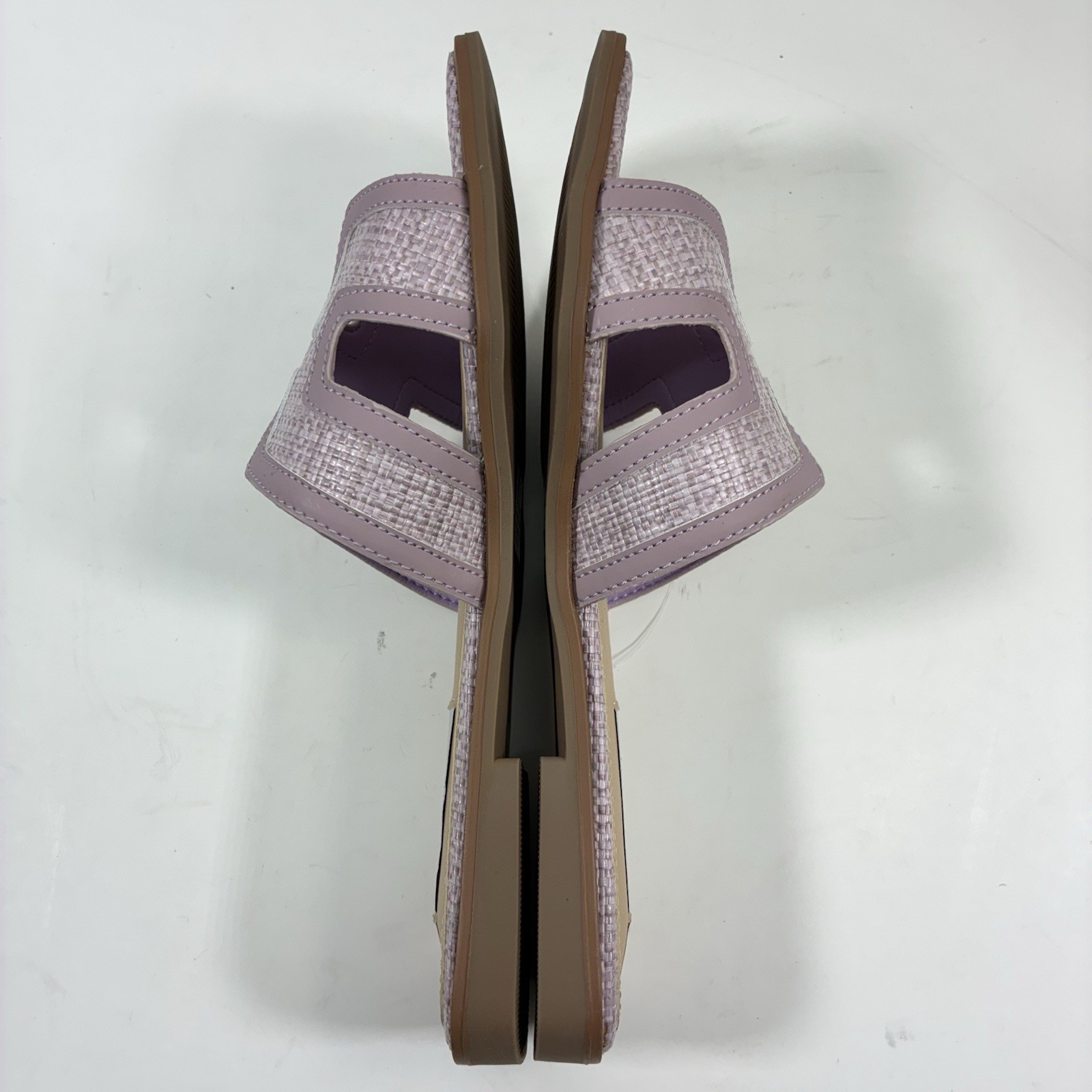 Steven New York Hanna Sandals Slides 6 Flats Lilac Purple Lilac H Strap NWT