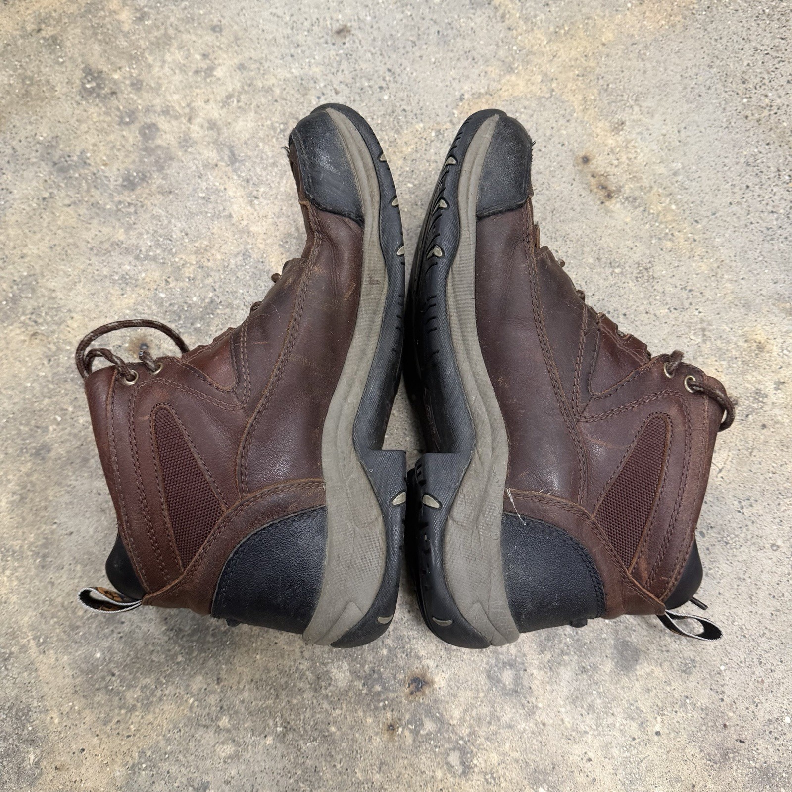 Ariat Terrain Cordovan ATS Work Boots Women 9.5 B Brown Leather 70063