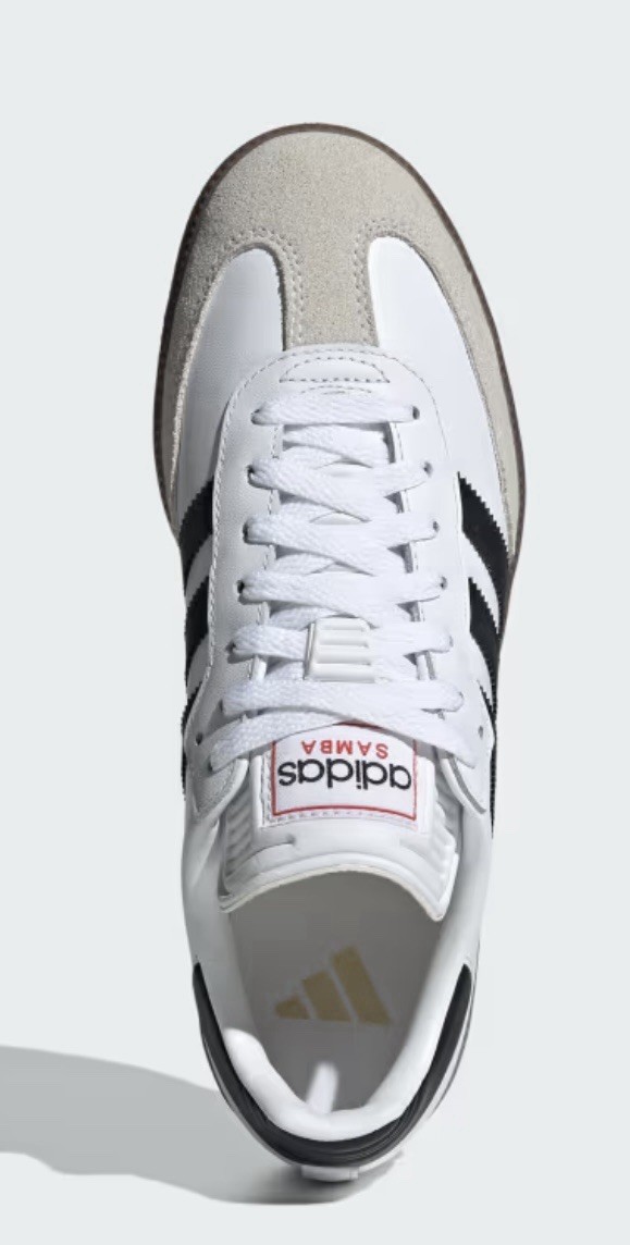 Size 13 adidas Men’s Samba Indoor Soccer White Black Gum Women’s Size 14 Shoes