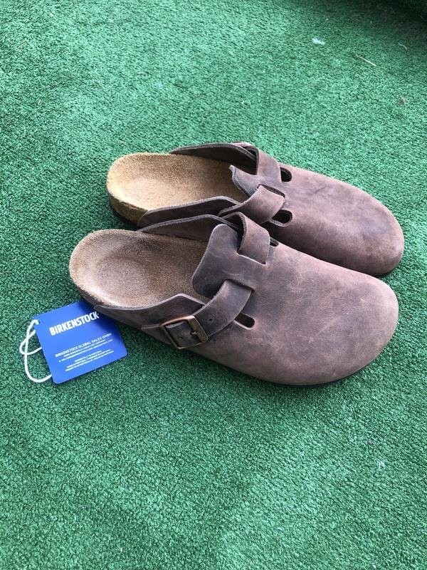 Women Birkenstock Boston Brown Suede 38