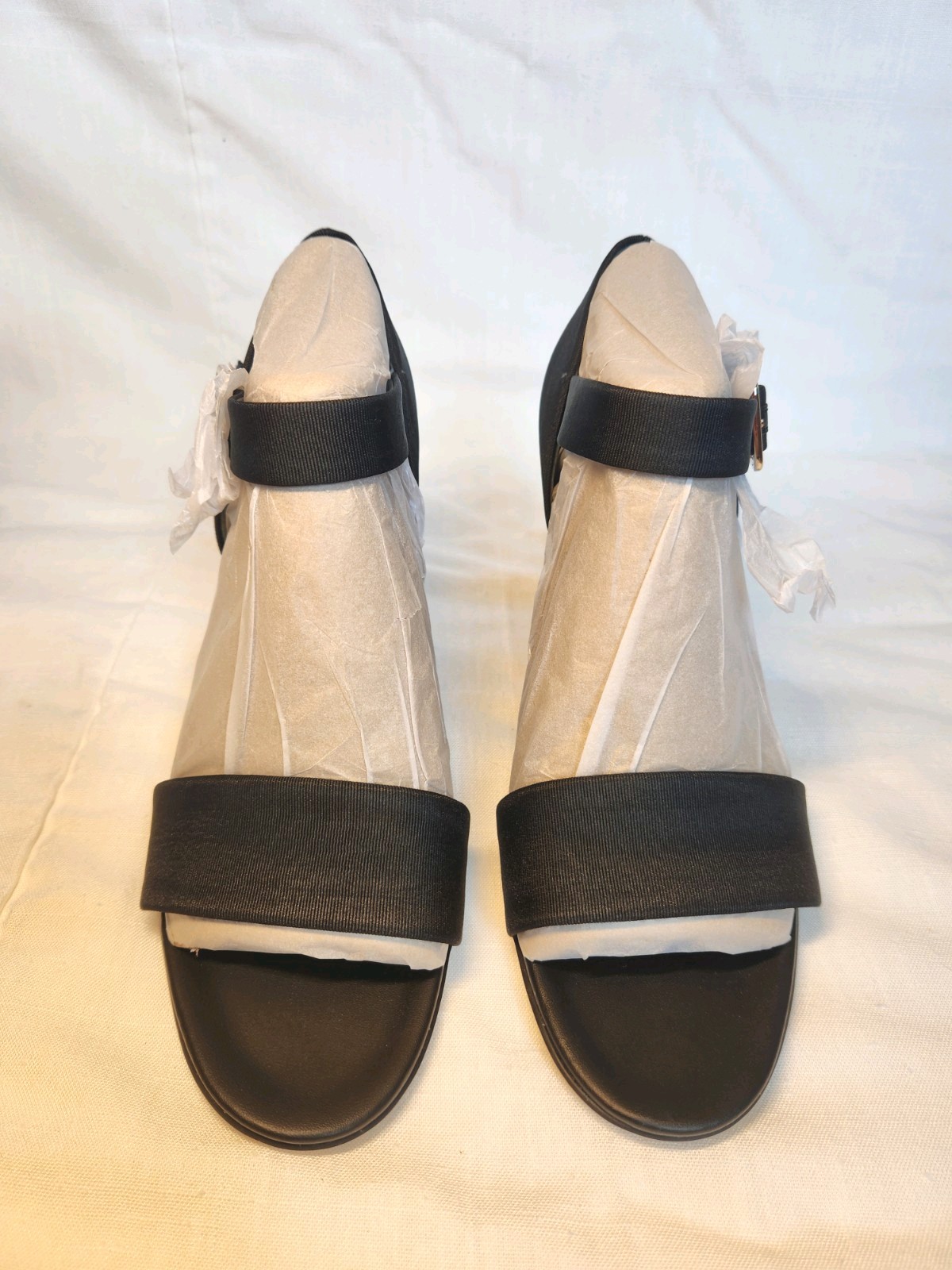 Franco Sarto Ofelia Womens High Heeled Open Dress Sandals Black Size 9.5 Strappy