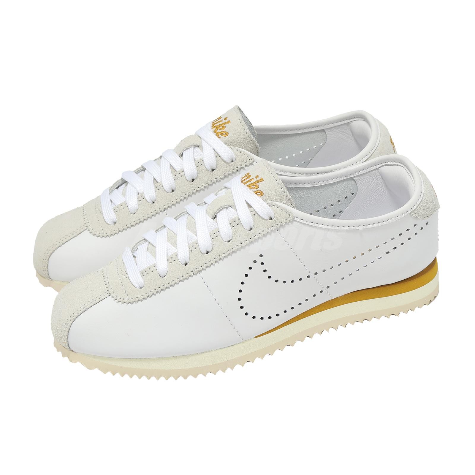 Nike Wmns Cortez LT White Bronze Perforated Swoosh Women Casual Shoes HQ1841-100