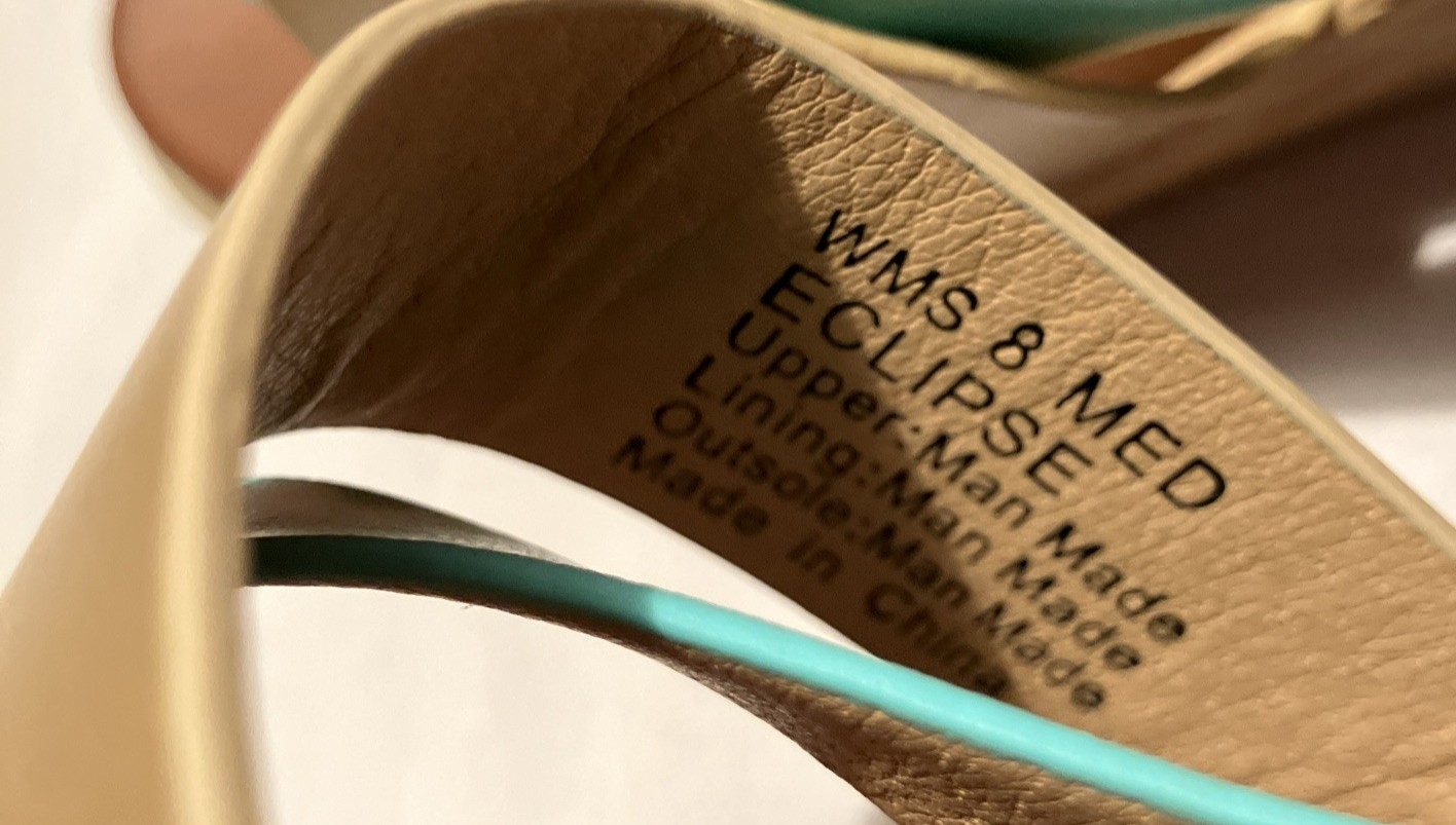 New Secret Celebrity Eclipse Women 8M Turquoise/Gold Strap 2″ Wedge Heel Sandals