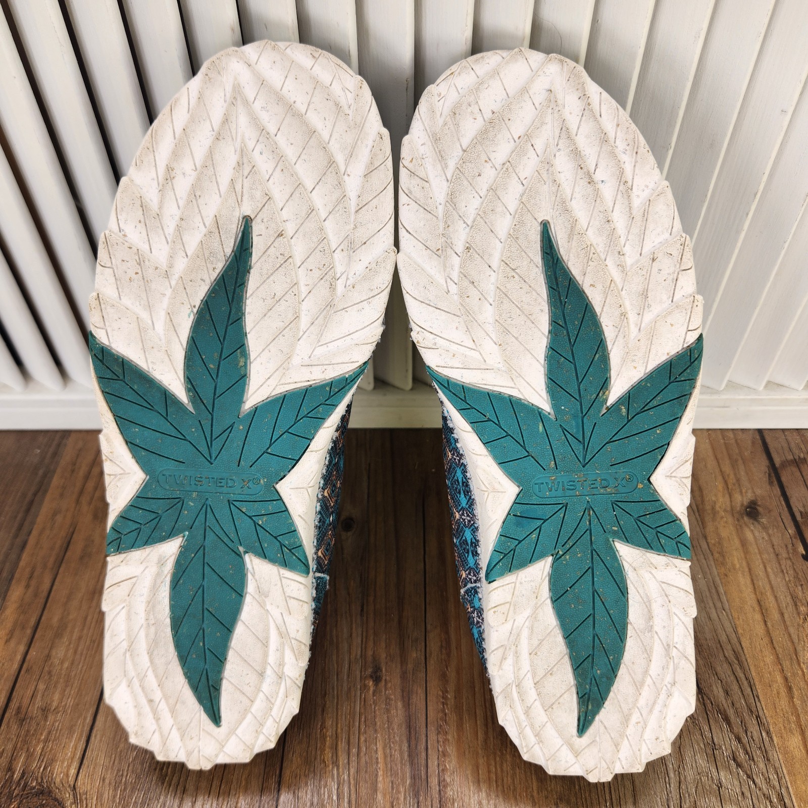 Twisted X Zero-X Casual Shoes Womens Sz 9 M Blue Mosaic Eco Friendly Low WZX0002