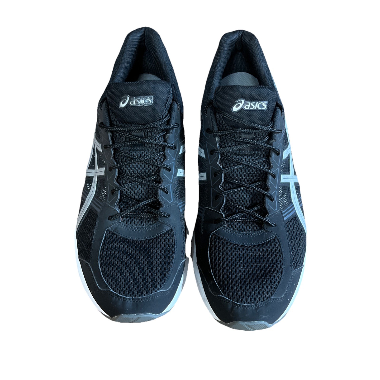 ASICS Gel Contender 4 Men’s Size 15 Black Lace up Ortholite Sport Running Shoes