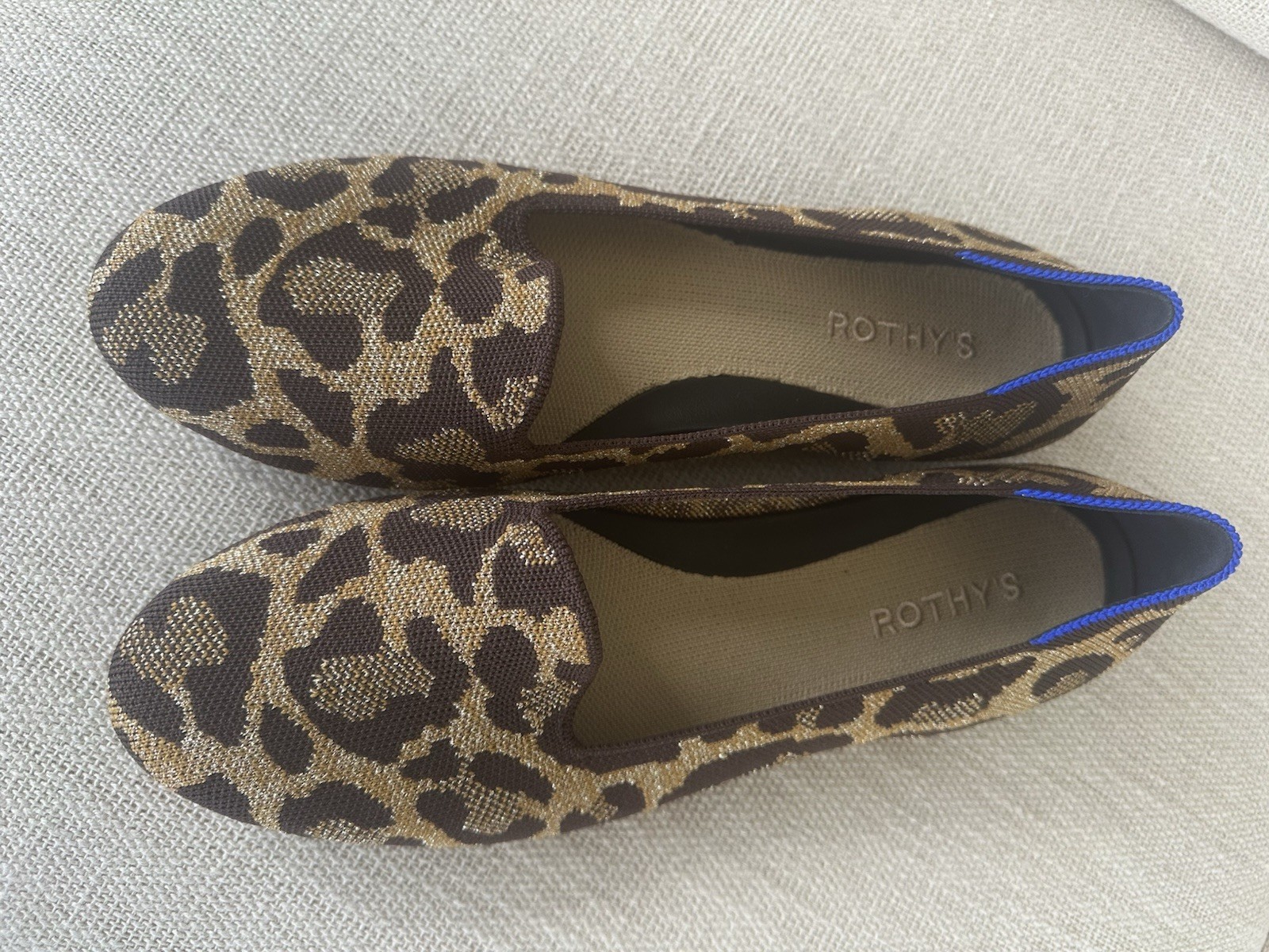 Rothy’s Size 10 Leopard Loafer Excellent Condition