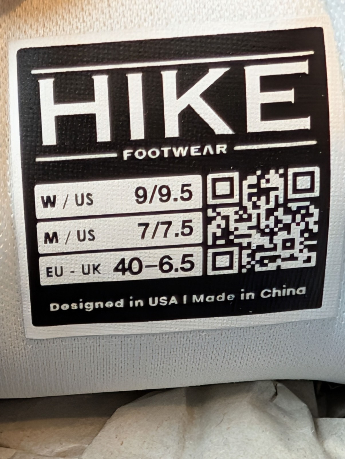 Hike Footwear Stride Womens 9/9.5 Mens 7/7.5 EU 40 Shoes Blue Walking Sneakers