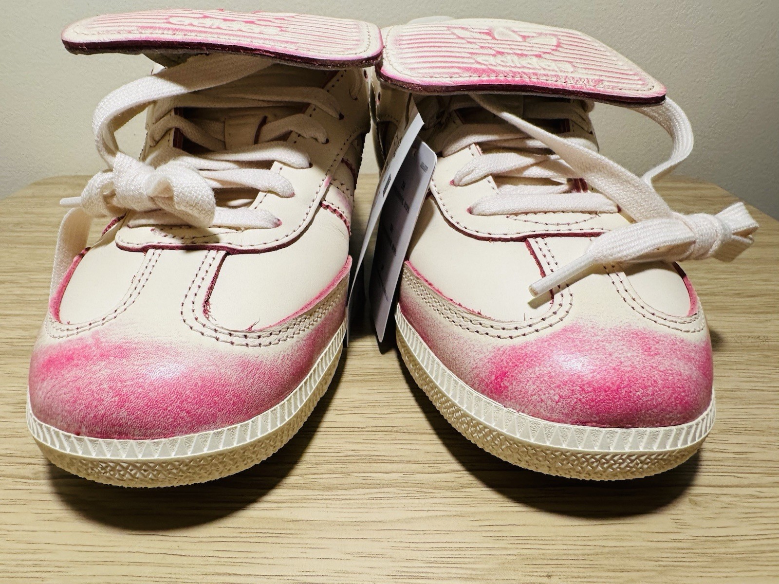 Adidas Originals Samba LT women’s athletic shoes cream pink JR5998 NWOB size 8.5