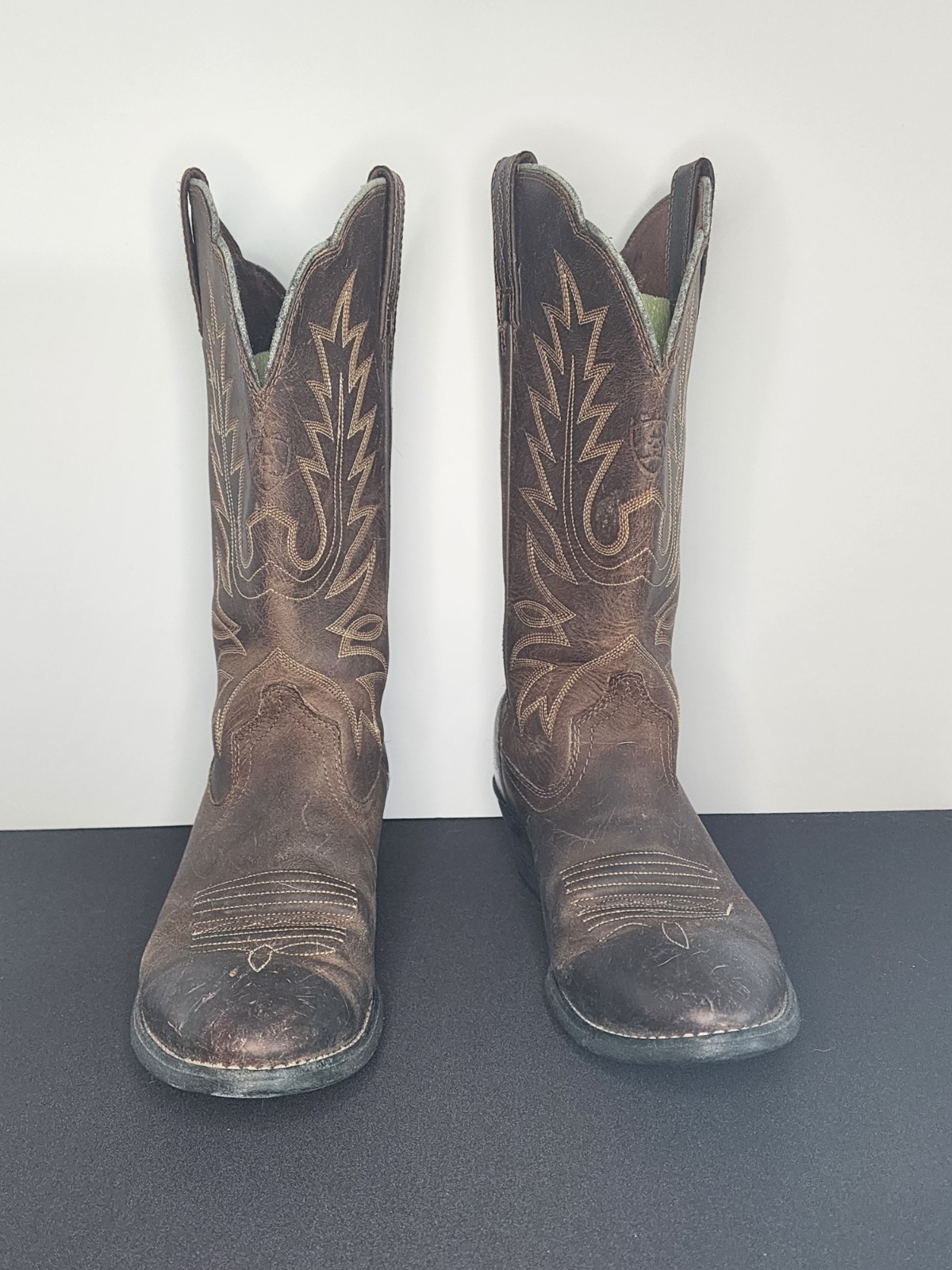 Ariat Women’s 5.5 Cowboy Western Boots Brown Leather