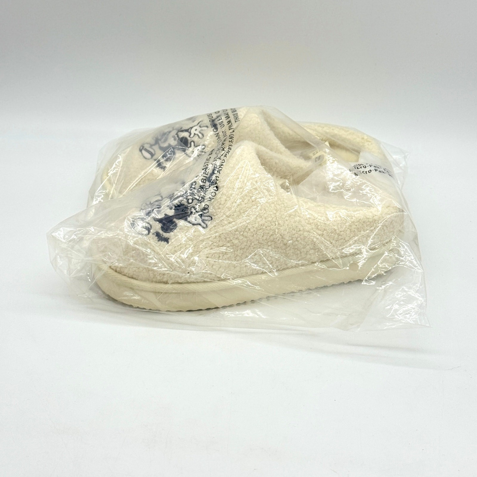 Aerie American Eagle Sherpa Mickey Mouse Bats Halloween Slippers Size 8 NEW