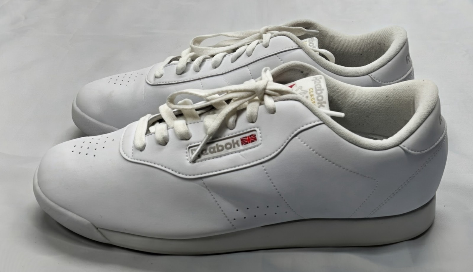 Reebok Classic Walking Sneakers Princess White 12 pre owned