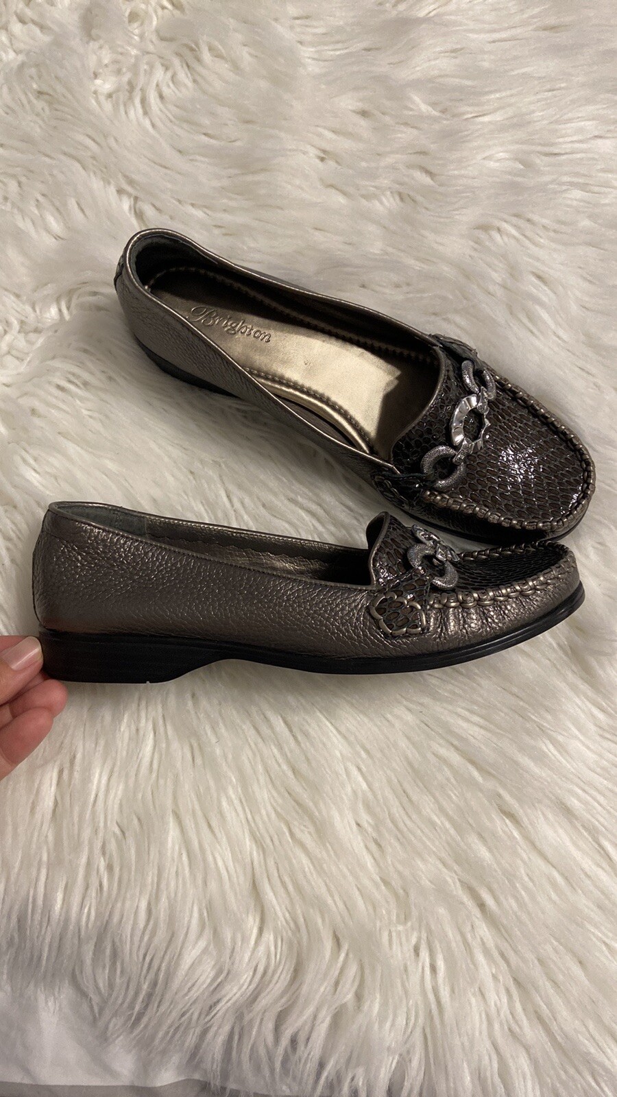 Brighton Loafers with Horsebit DetailBNWOT size 8M see all photos