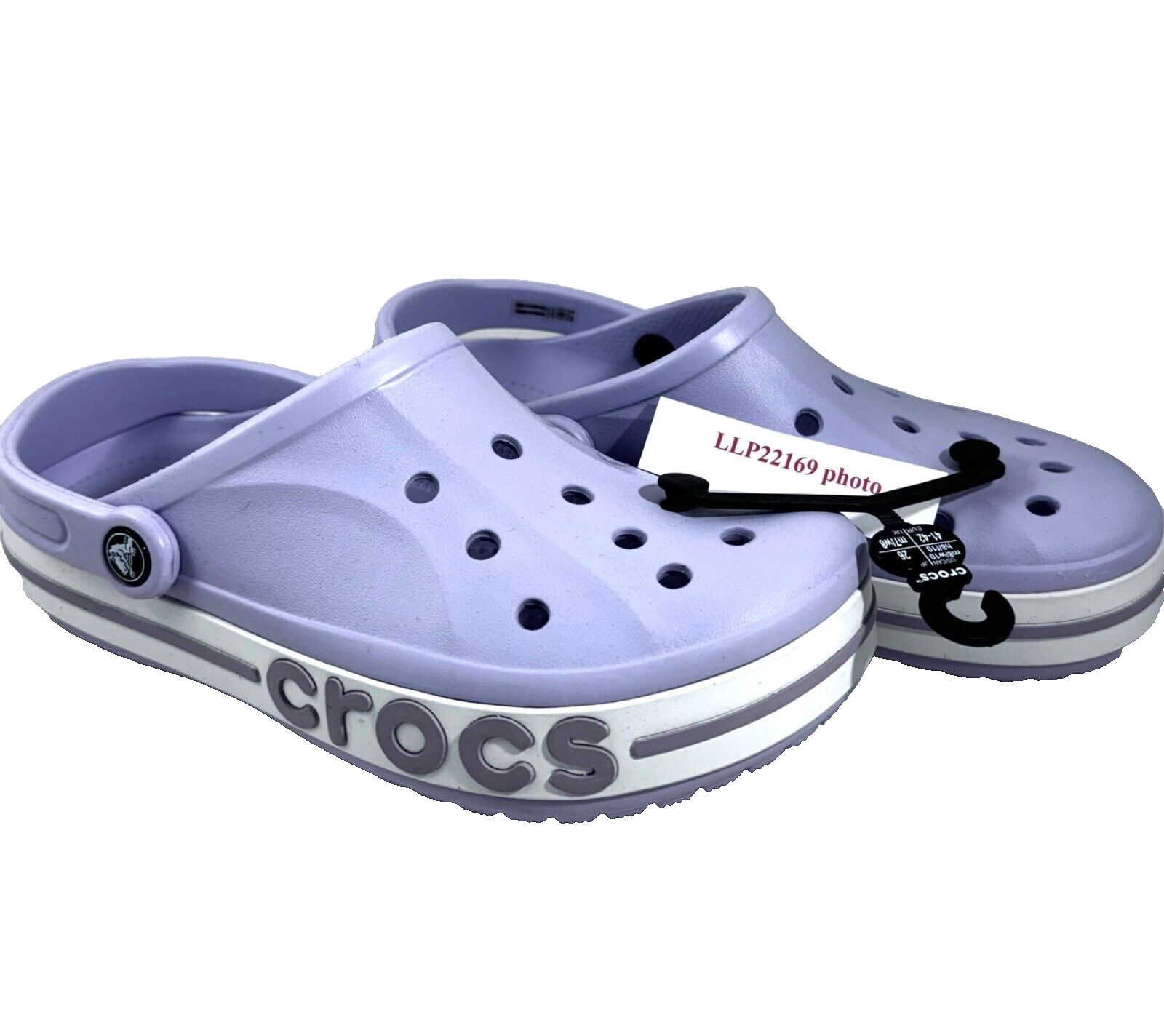 CROCS Bayaband Clogs (Unisex M8 / W10) LAVENDER PURPLE Brand New!