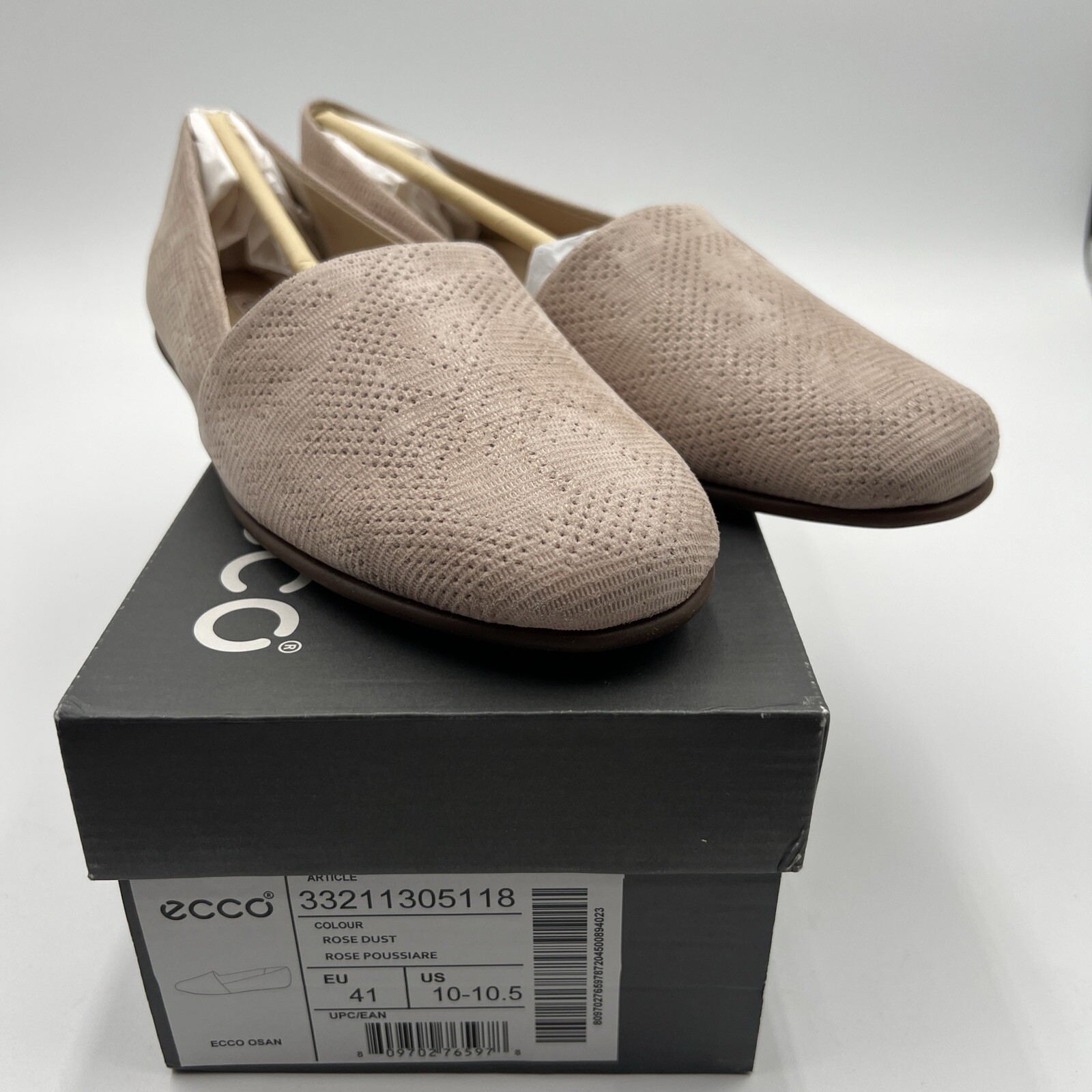 ECCO Touch Ballerina Enchant Incise Flat Shoes Women’s US 10-10.5 EU 41 NIB