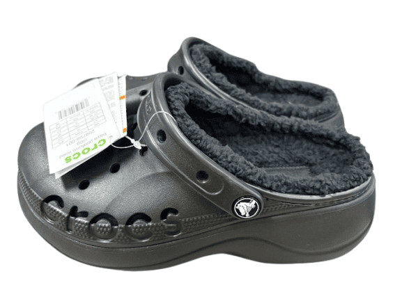 Crocs Baya Platform Lined Clog Sandals