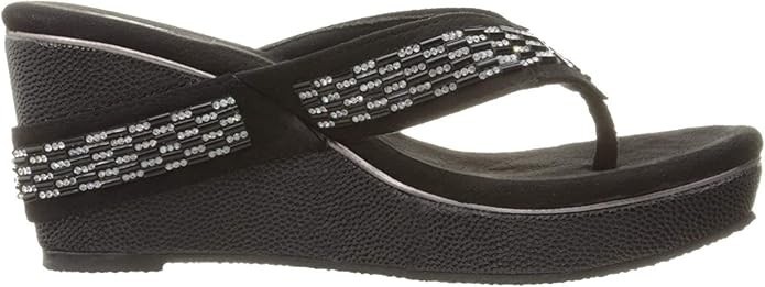 Volatile Carilla Women’s Rhinestone Wedge EVA Sandals Size 11