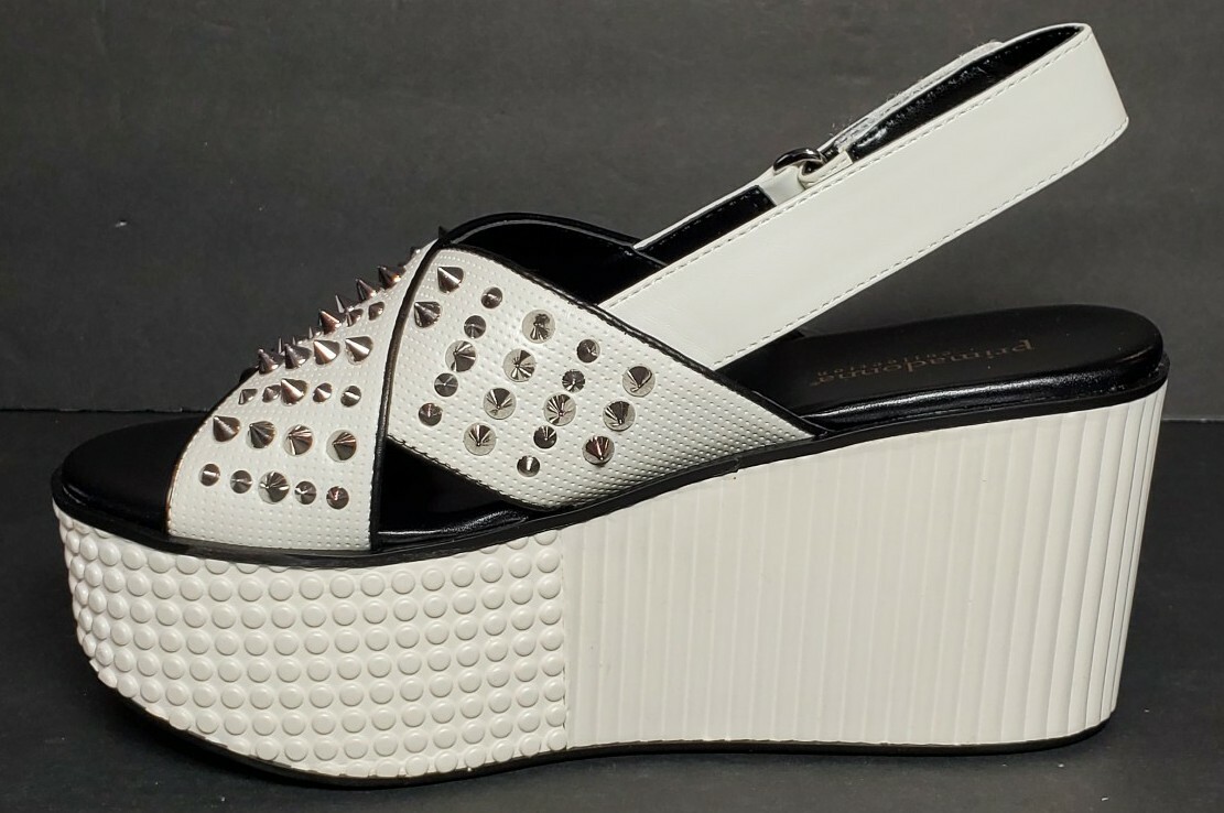 PRIMADONNA COLLECTION PLATFORM SANDALS METAL DESIGN EURO SIZE 36 PD0584 00211