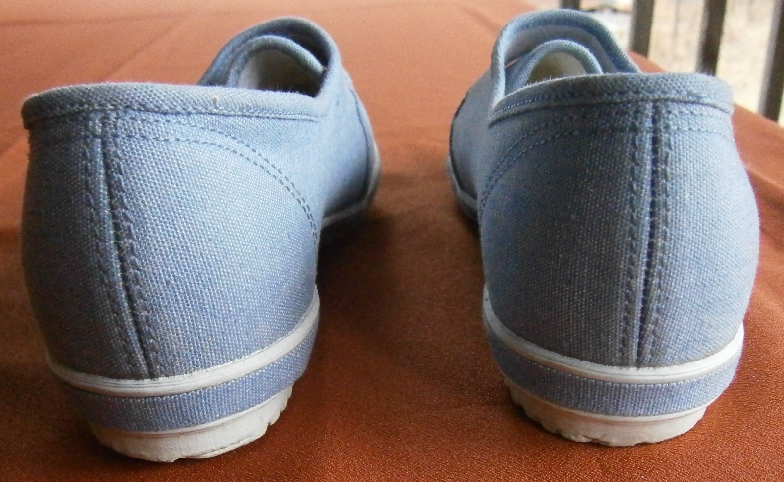 Grasshoppers Canvas Shoe Slipper Loafer Moccasin 6 1/2 M Blue Flat 6.5 M Comfort
