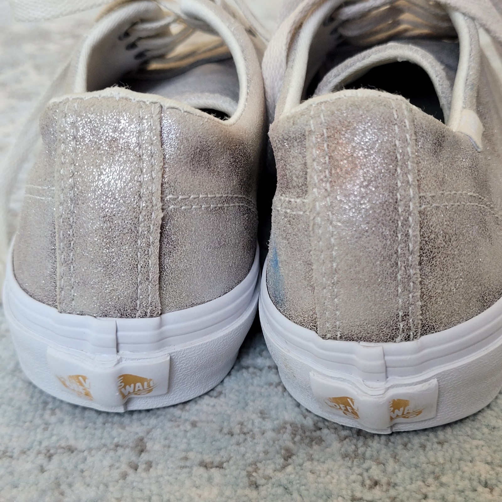 Vans Camden Stripe Metallic Galaxy Sparkle Sneakers style# 721356 US Size 7