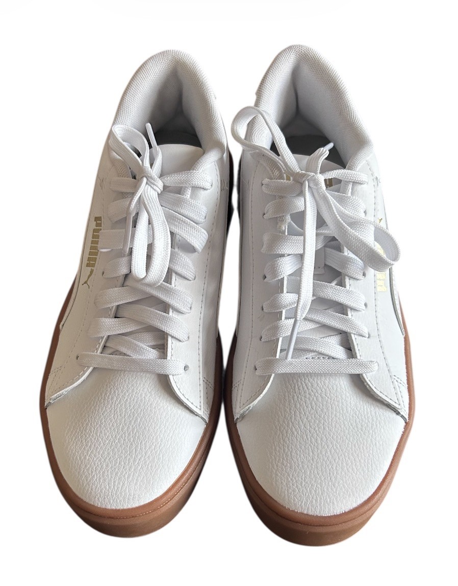 PUMA Smash Platform V3 Sneakers Size 8 Women’s Style 390758-21 White NWOT