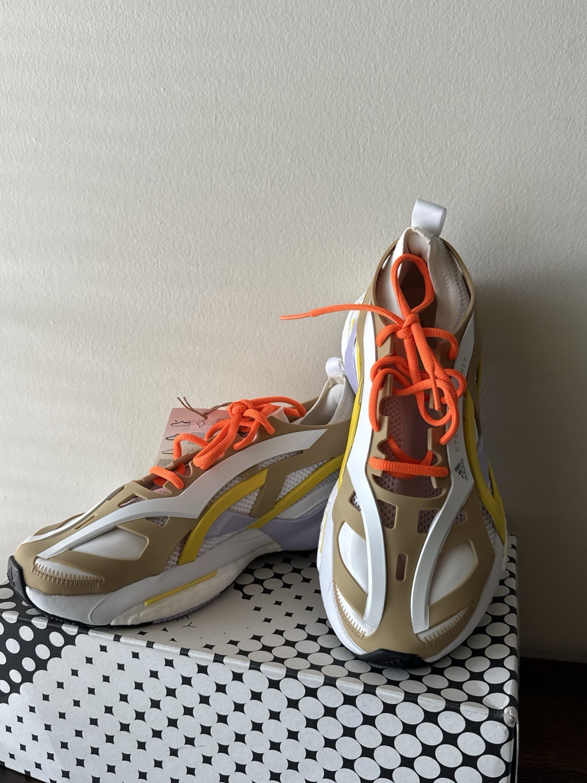 adidas Stella McCartney SolarGlide GX9861 Gum Shift Purple Yellow Primeknit, 8