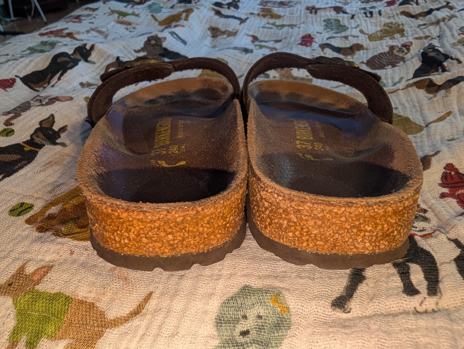 Birkenstock Madrid Slip On Sandals Womens Sz 6 37 Narrow Brown