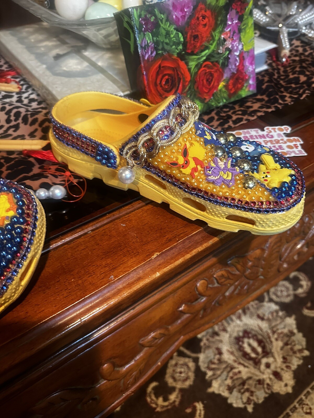 Bubble crocs customized