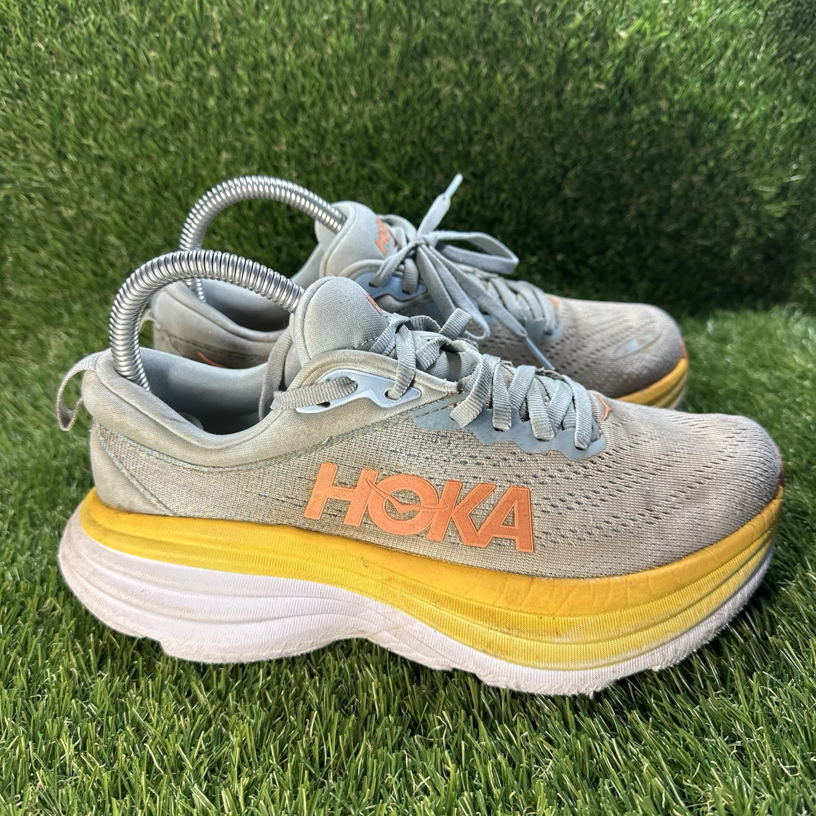 Hoka One One Bondi 8 Running Athletic Shoes Summer Song Women’s size 6.5 B