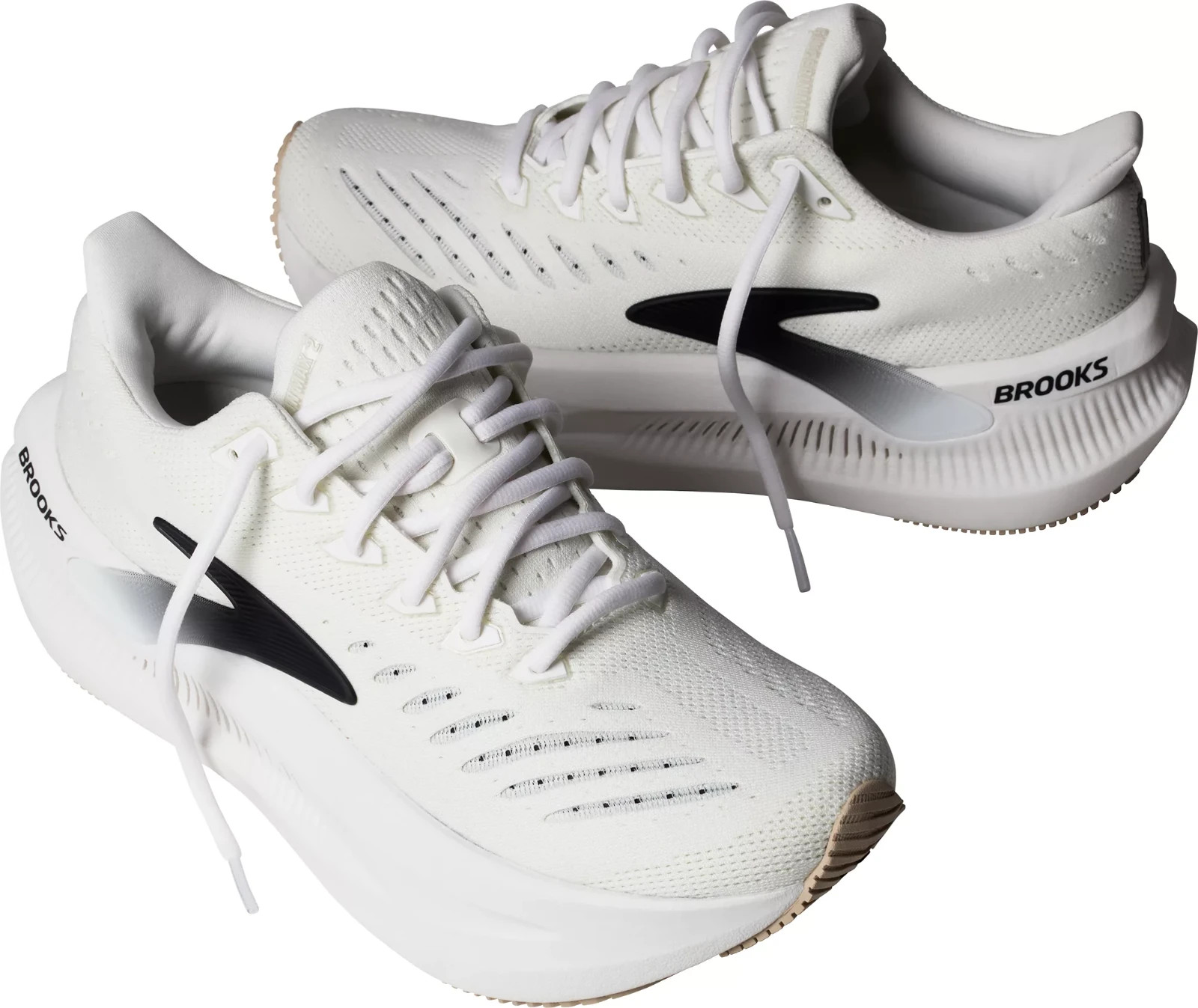 Brooks Glycerin Max 2 Road-Running Shoes – Women’s,Color White/Black/Grey, New