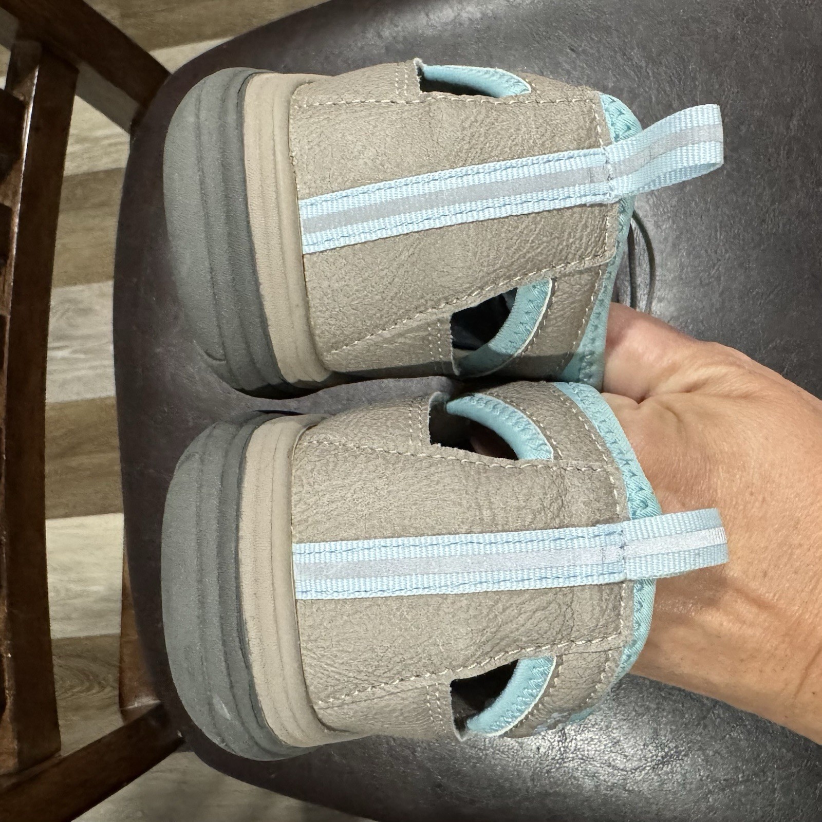 JSport by Jambu Breeze Water Sport Sandals Women’s Sz 11 Taupe Teal Blue NWOT
