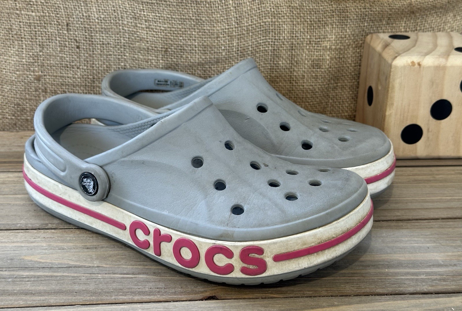 Crocs Bayaband Clogs Athletic Gray Women’s 7