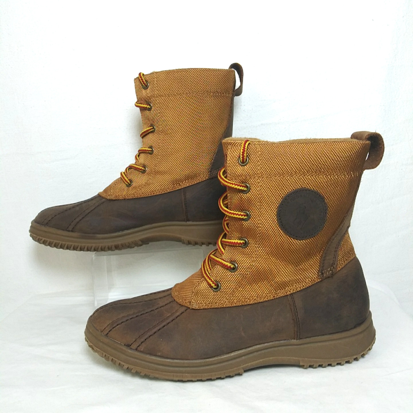 Ralph Lauren Polo Boots Duksbury MID 992503 Duck Boot Men 5 Women 6.5