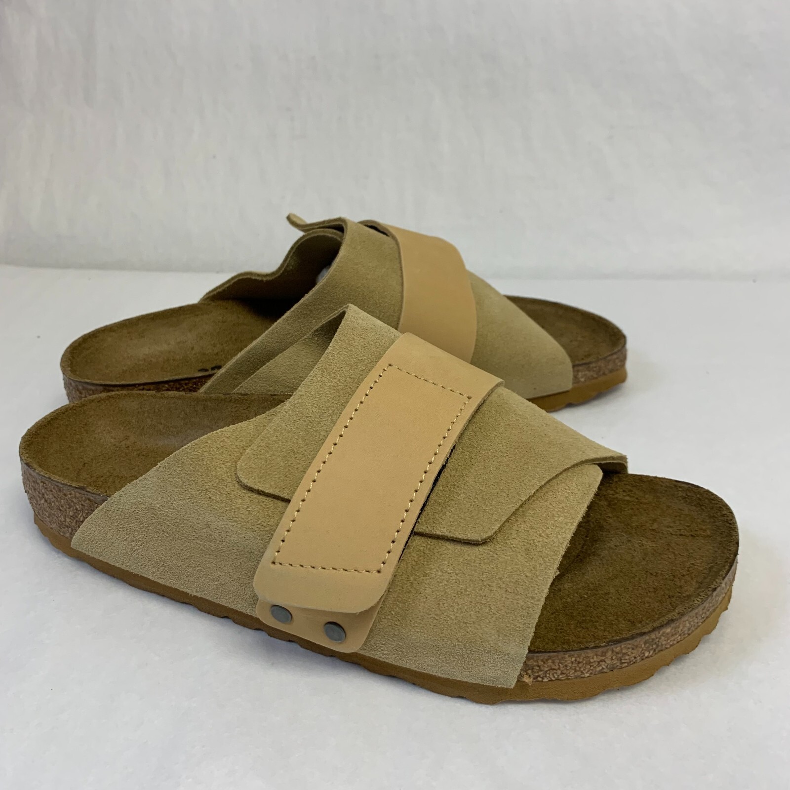 Birkenstock New w/ Box Kyoto Sand Nubuck/Suede Leather Narrow Width Select Size