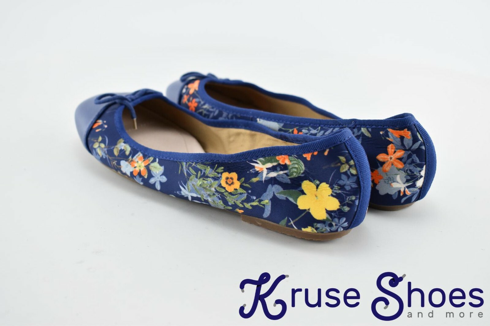 Lands End Women’s Gatas Lightweight Slip-on Mary Jane «Deep Sea Floral» Size 8B
