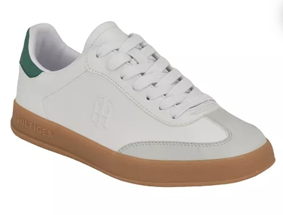 NEW Tommy Hilfiger Sarhli Sneaker Lace Up White NiB Sz 10 Comfortable New In Box