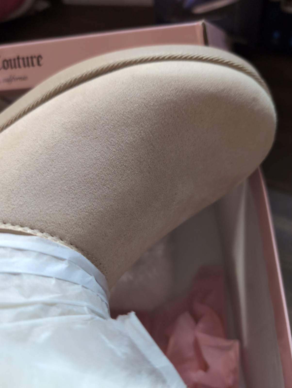 Juicy Couture JC King 2 Color T-lt Micro Fur Size 7