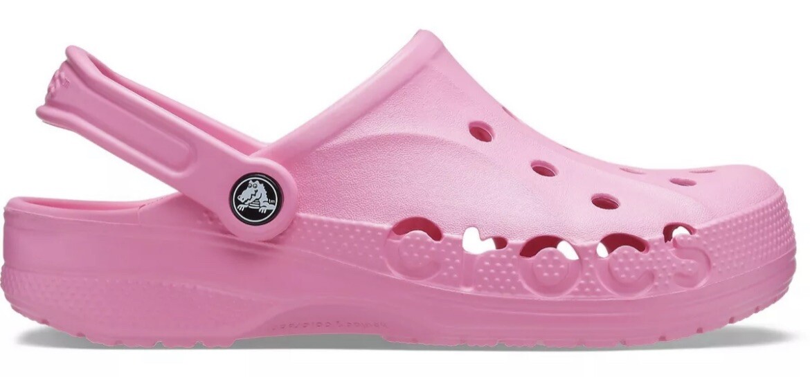 CROCS BAYA CLOGS [SIZE MENS 9/WOMENS 11] PINK LEMONADE SLIDES SHOES SANDALS NEW!