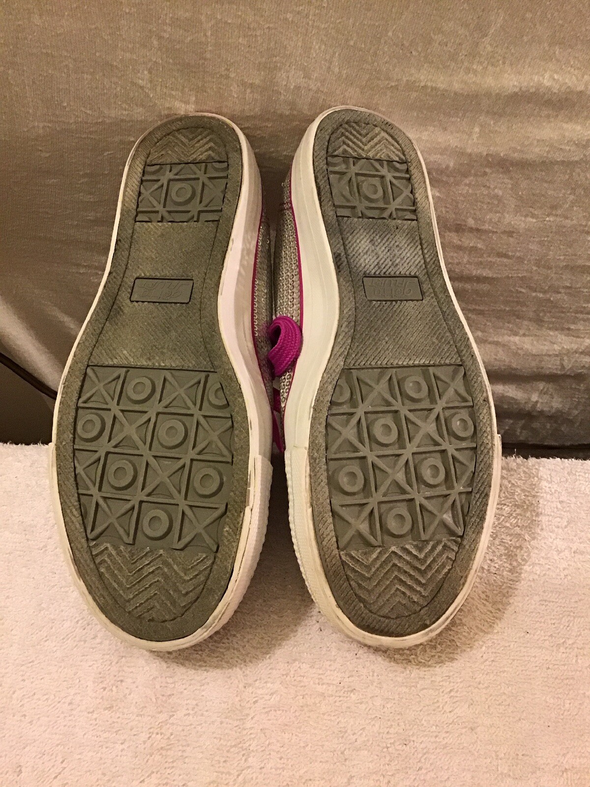 GOTTA FLURT Women’s Sneakers Purple & Silver size 8M