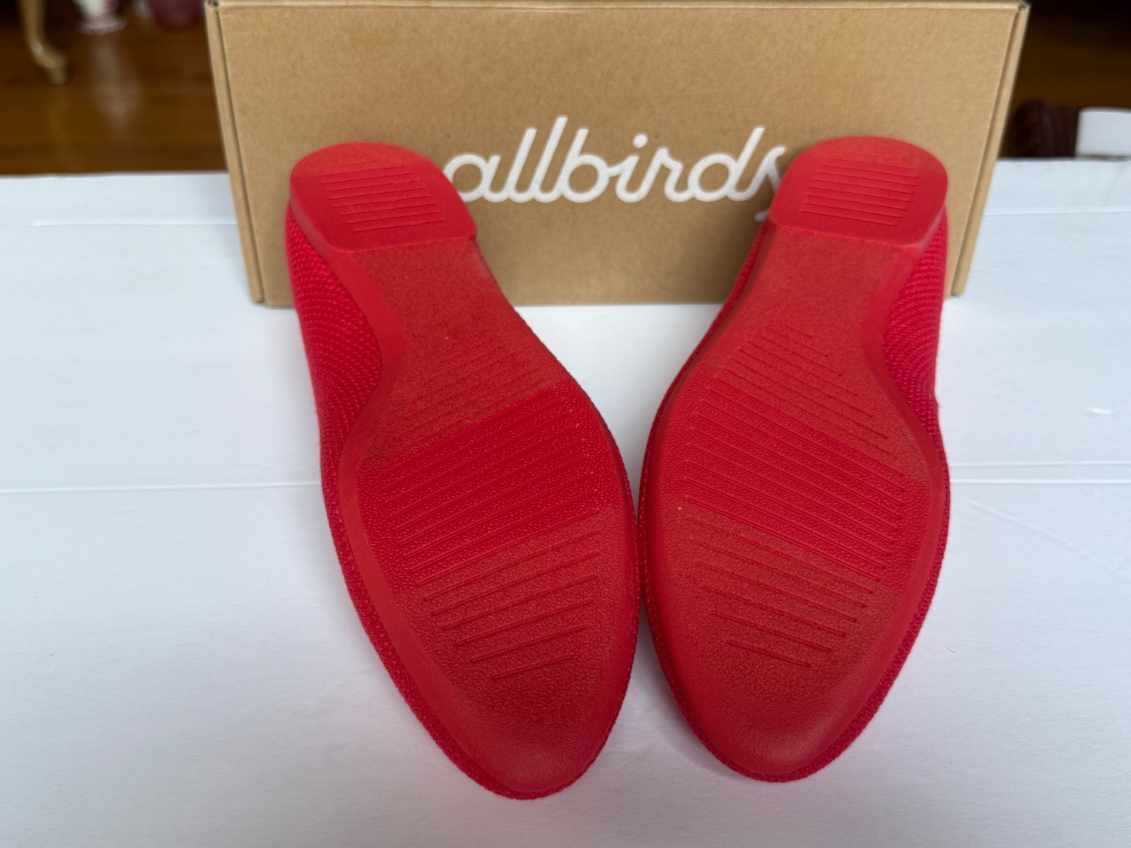 NEW Allbirds Tree Breezers Bloom Red Ballet Flats Women’s Size 9 w/ Box